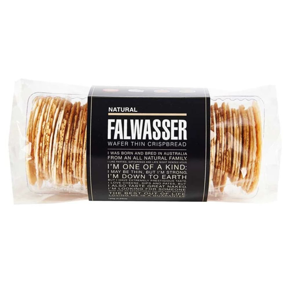 Falwasser Natural Wafer Thin Crispbread 120g - Harold's Food and Liquor