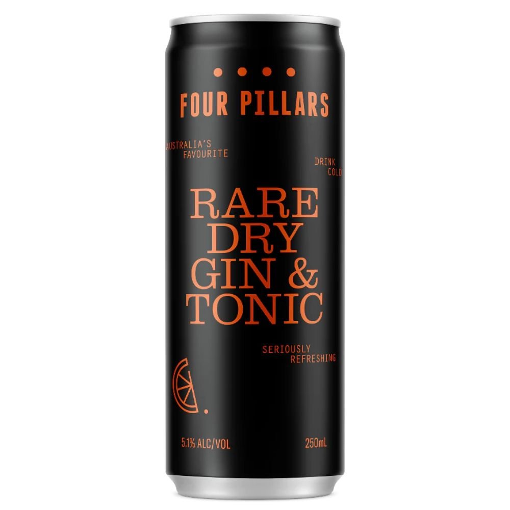 Four Pillars Rare Dry Gin & Tonic 250ml - Harold's Food and Liquor