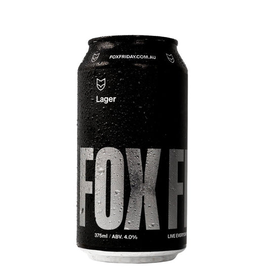 Fox Friday Lager 375ml - Harold's Food and Liquor