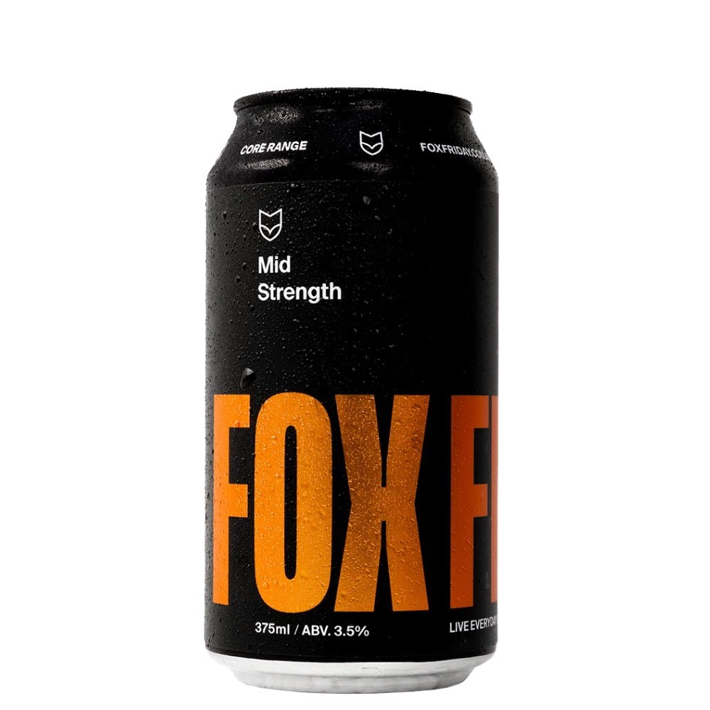 Fox Friday Mid Strength Lager 375ml - Harold's Food and Liquor