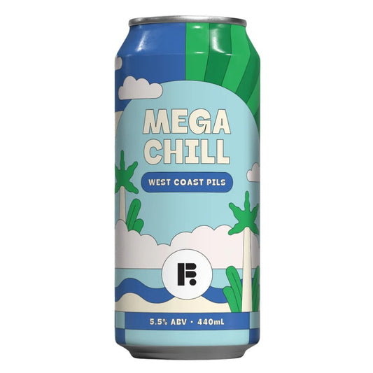 Future Brewing Mega Chill West Coast Pilsner 440ml - Harold's Food and Liquor