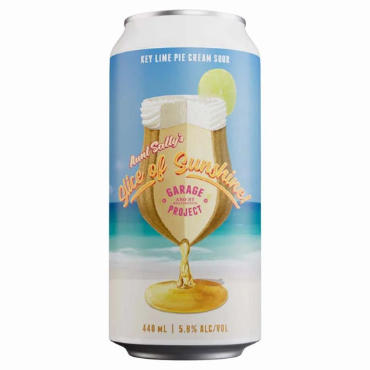 Garage Project Aunt Sally's Slice of Sunshine Key Lime Pie Cream Sour 440ml - Harold's Food and Liquor