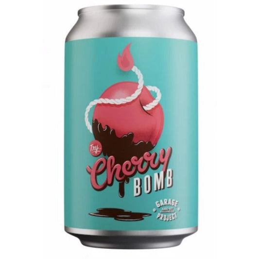 Garage Project Cherry Bomb Cherry Choc Imperial Porter 330ml - Harold's Food and Liquor