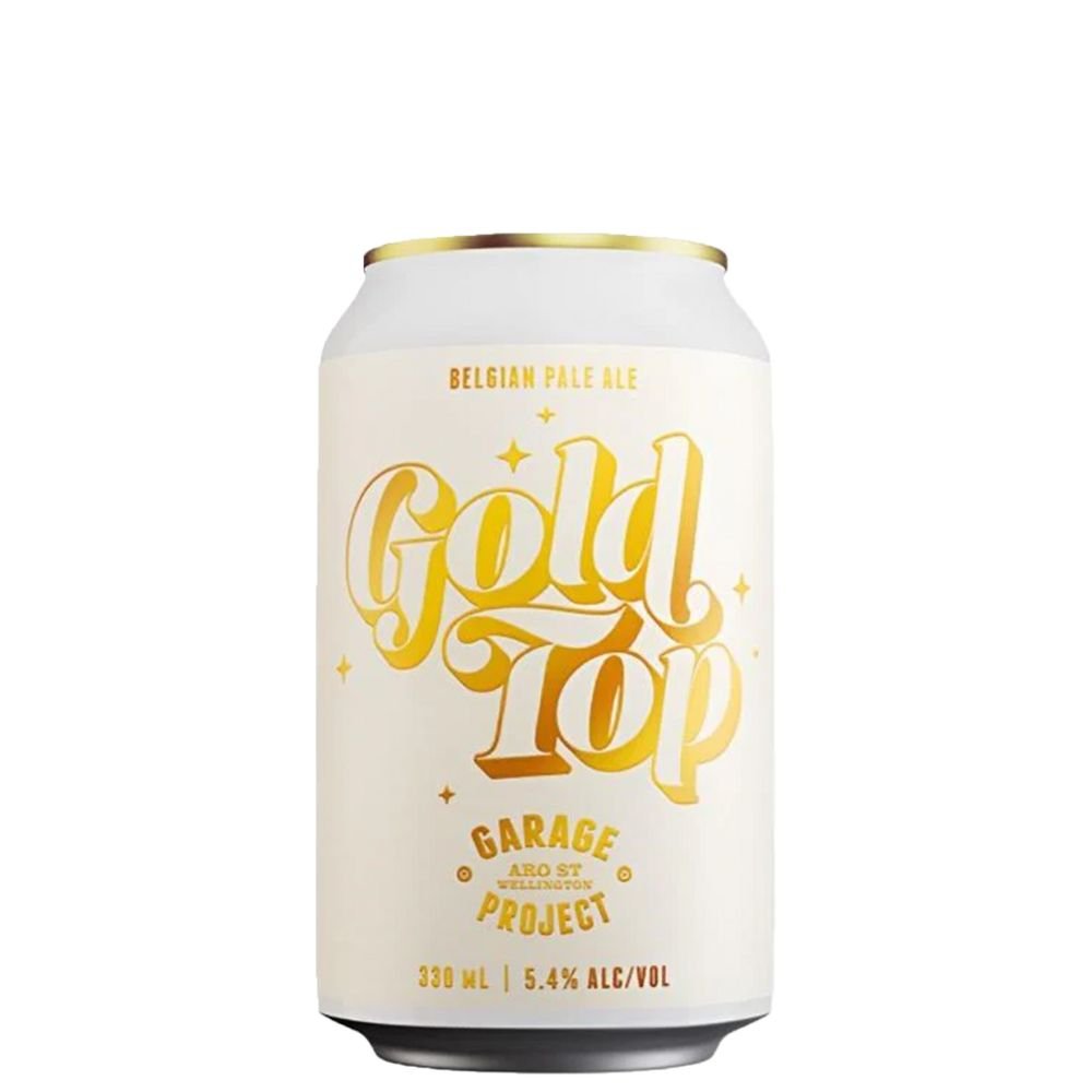 Garage Project Gold Top Belgian Pale Ale 330ml - Harold's Food and Liquor