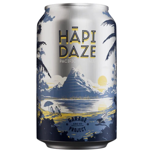 Garage Project Hapi Daze Pacific Pale Ale 330ml - Harold's Food and Liquor