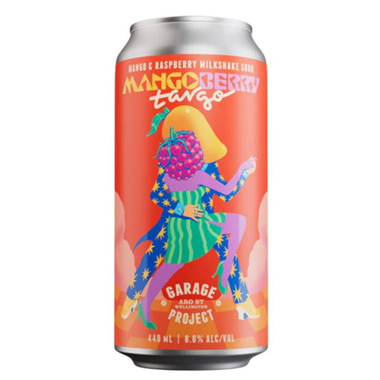 Garage Project Mangoberry Tango Milkshake Sour 440ml - Harold's Food and Liquor