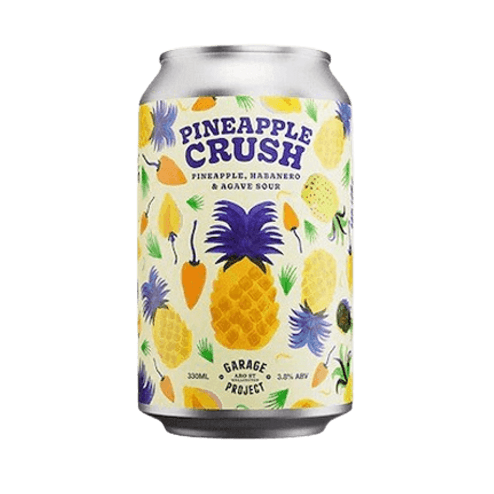 Garage Project Pineapple Crush Sour 330ml - Harold's Food and Liquor