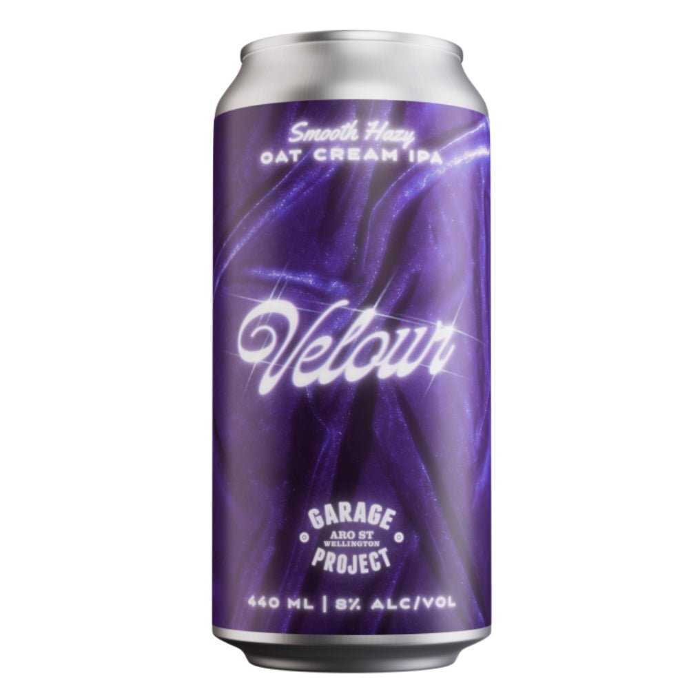 Garage Project Velour Smooth Hazy Oat Cream IPA 440ml - Harold's Food and Liquor