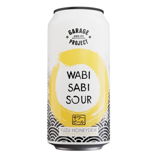 Garage Project Wabi Sabi Sour Yuzu & Honeydew Sour 440ml - Harold's Food and Liquor