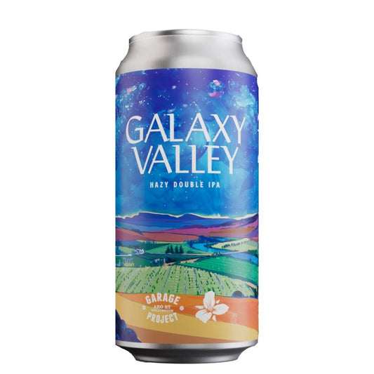 Garage Project x Trillium Galaxy Valley Double Hazy IPA 440ml - Harold's Food and Liquor