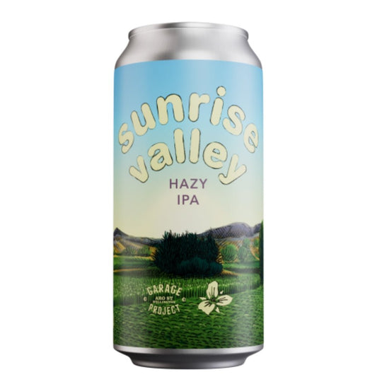 Garage Project x Trillium Sunrise Valley Hazy Double IPA 440ml - Harold's Food and Liquor