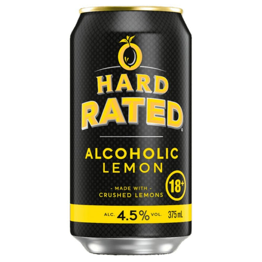 Hard Rated Alcoholic Lemon 375ml - Harold's Food and Liquor