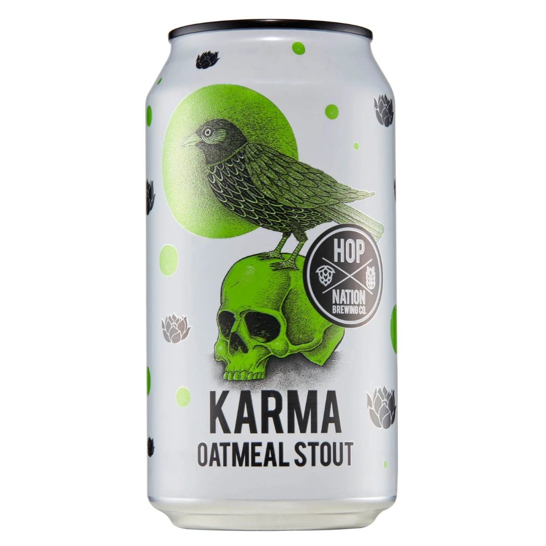 Hop Nation Karma Oatmeal Stout 375ml - Harold's Food and Liquor