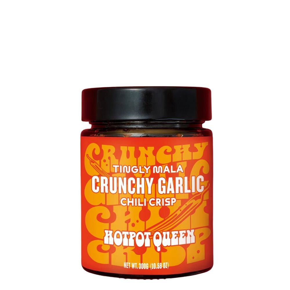 Hotpot Queen Crunchy Garlic Chili Crisp 300g - Harold's Food and Liquor