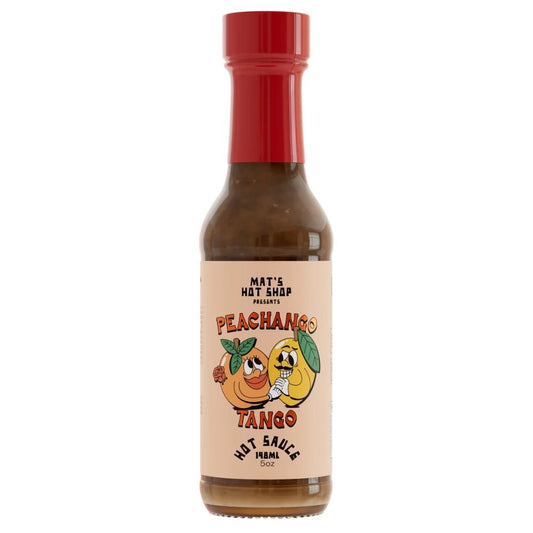 Mat's Hot Shop Peachango Tango Hot Sauce 148ml - Harold's Food and Liquor