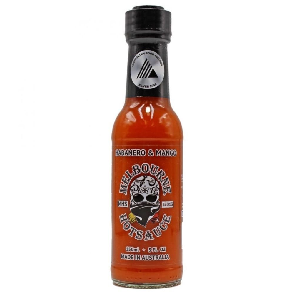 Melbourne Hot Sauce Habanero & Mango Hot Sauce 150ml - Harold's Food and Liquor