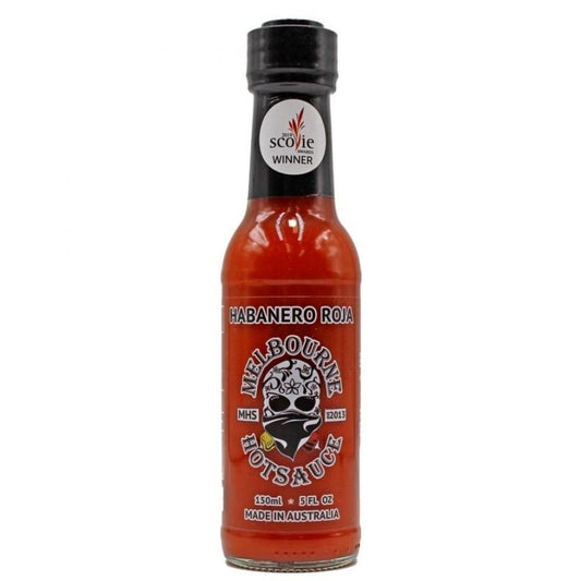 Melbourne Hot Sauce Habanero Roja Hot Sauce 150ml - Harold's Food and Liquor