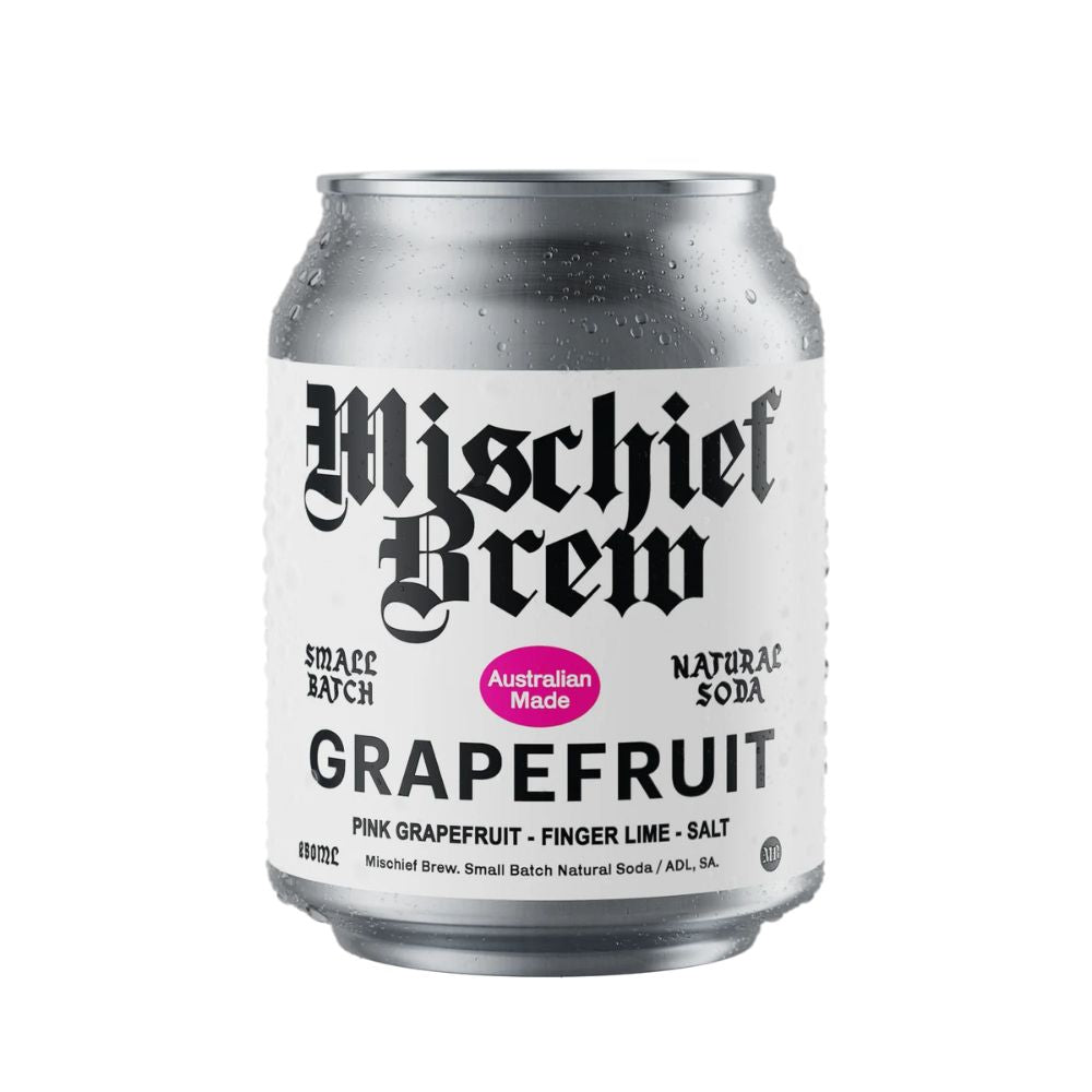 Mischief Brew Grapefruit Soda 250ml - Harold's Food and Liquor