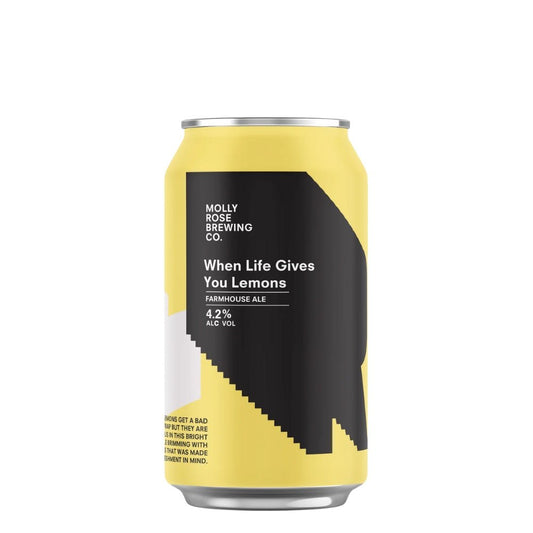 Molly Rose Brewing When Life Gives you Lemons Farmhouse Ale 375ml - Harold's Food and Liquor