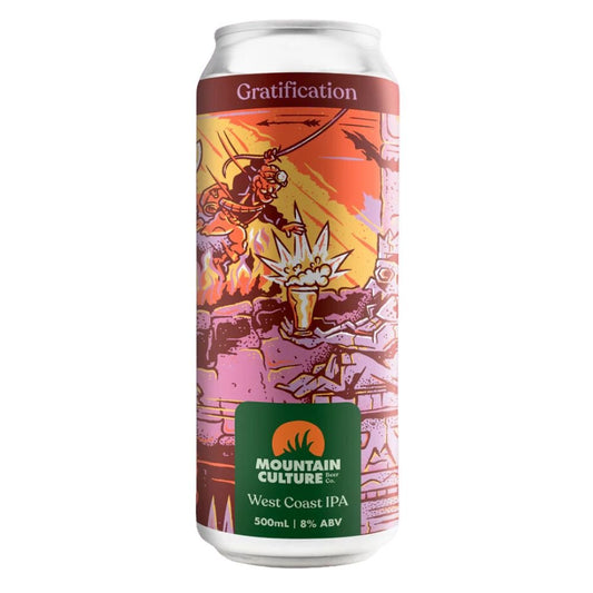 Mountain Culture Gratification West Coast IPA 500ml - Harold's Food and Liquor