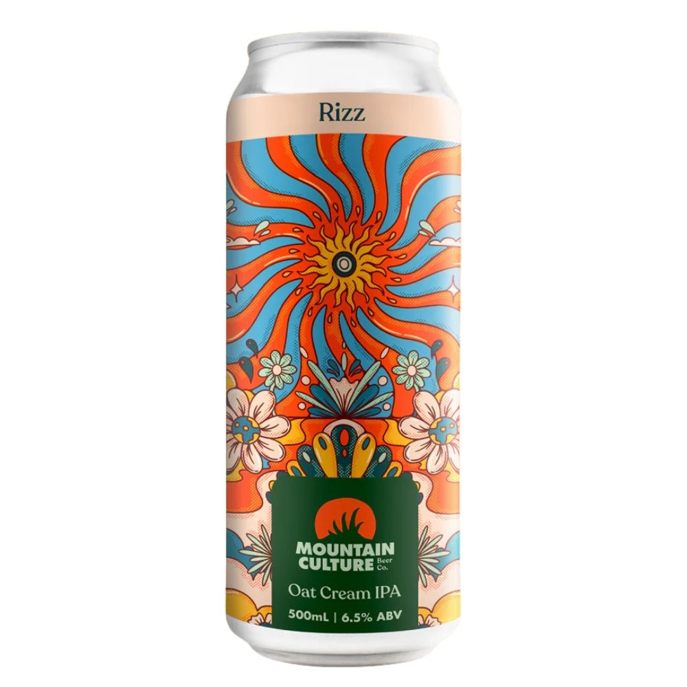 Mountain Culture Rizz Oat Cream IPA 500ml - Harold's Food and Liquor