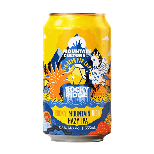 Mountain Culture x Rocky Ridge Rocky Mountain Hazy IPA 355ml - Harold's Food and Liquor