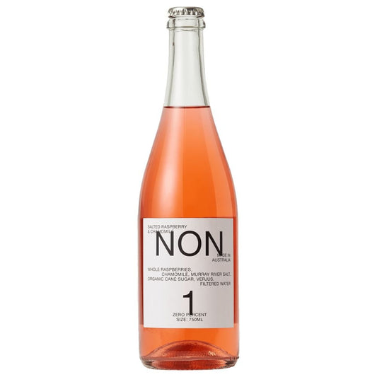 NON 1 Salted Raspberry & Chamomile Non - Alc Wine Alternative 750ml - Harold's Food and Liquor