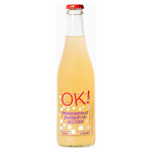 OK! Passionfruit Margarita Seltzer 330ml - Harold's Food and Liquor