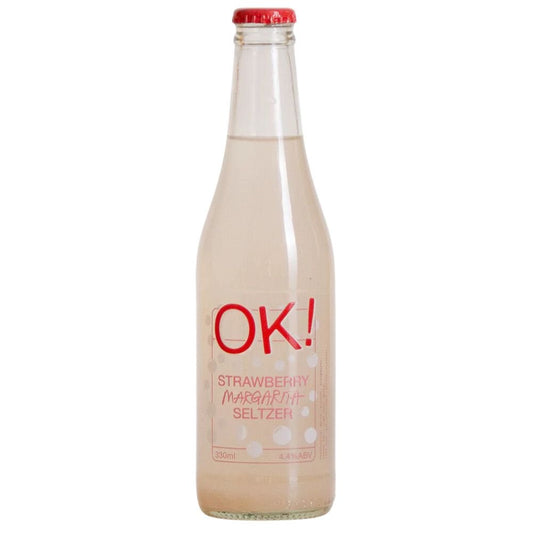 OK! Strawberry Margarita Seltzer 330ml - Harold's Food and Liquor