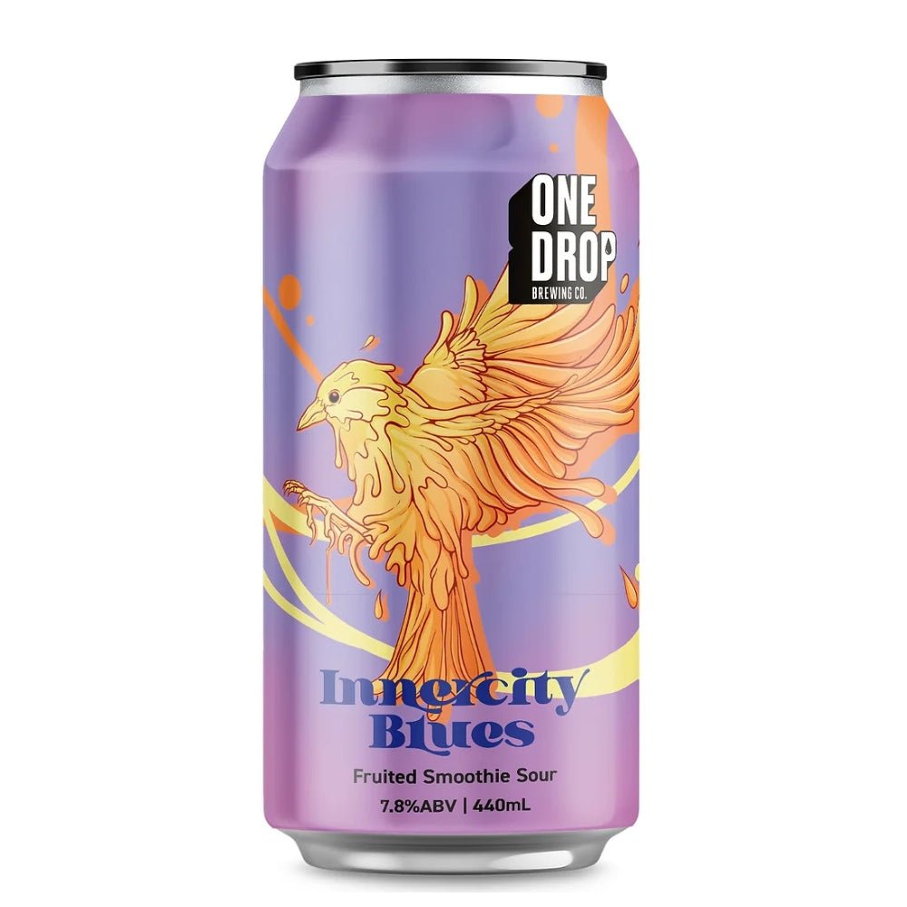 One Drop Brewing Inner City Blues Fruited Smoothie Sour 440ml - Harold's Food and Liquor