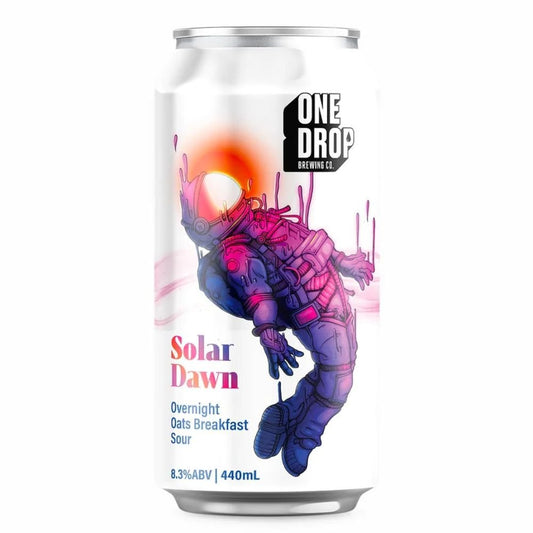 One Drop Brewing Solar Dawn Overnight Oats Breakfast Sour 440ml - Harold's Food and Liquor