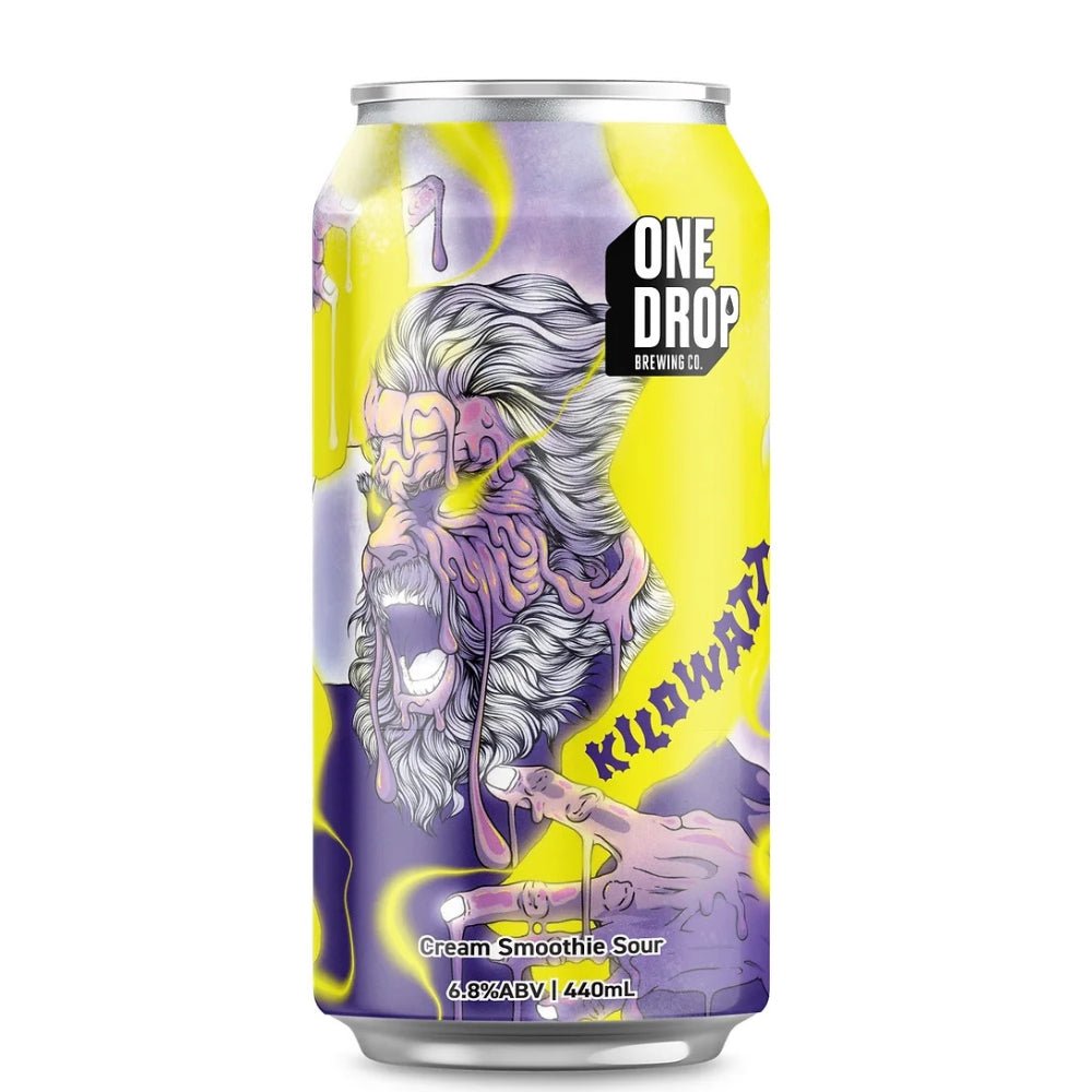 One Drop Kilowatt Cream Smoothie Sour 440ml - Harold's Food and Liquor