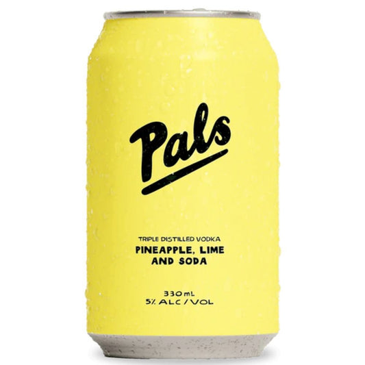 Pals Vodka Pineapple Lime & Soda 330ml - Harold's Food and Liquor