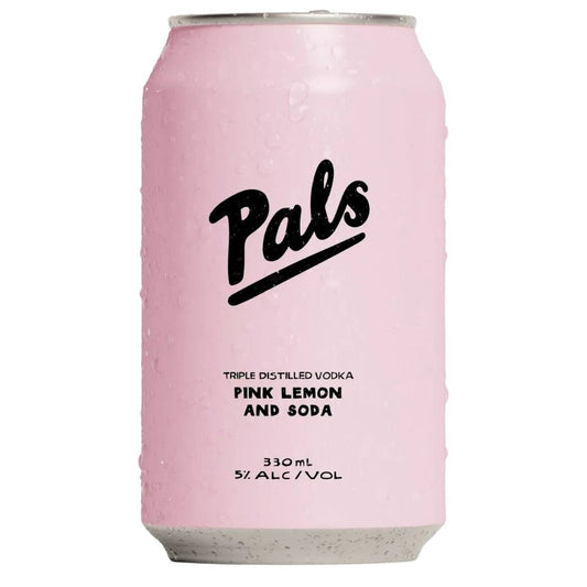 Pals Vodka Pink Lemon & Soda 330ml - Harold's Food and Liquor