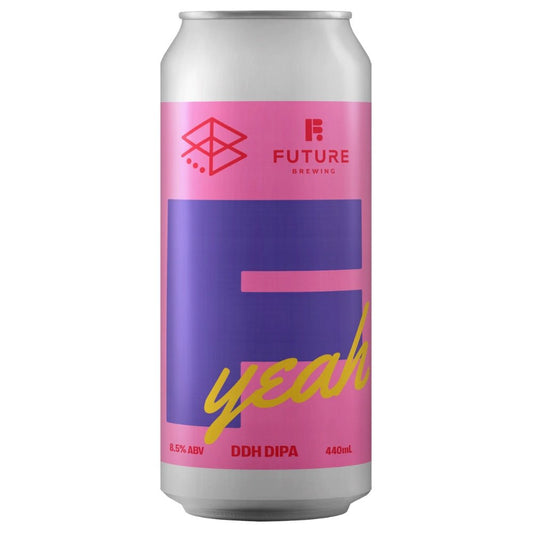 Range Brewing x Future Brewing - F Yeah DDH DIPA 440ml - Harold's Food and Liquor