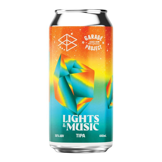 Range Brewing x Garage Project Lights & Music TIPA 440ml - Harold's Food and Liquor