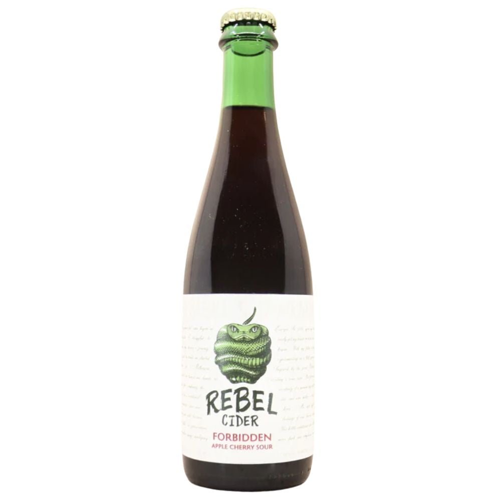 Rebel Cider Forbidden Apple Cherry Sour 375ml - Harold's Food and Liquor