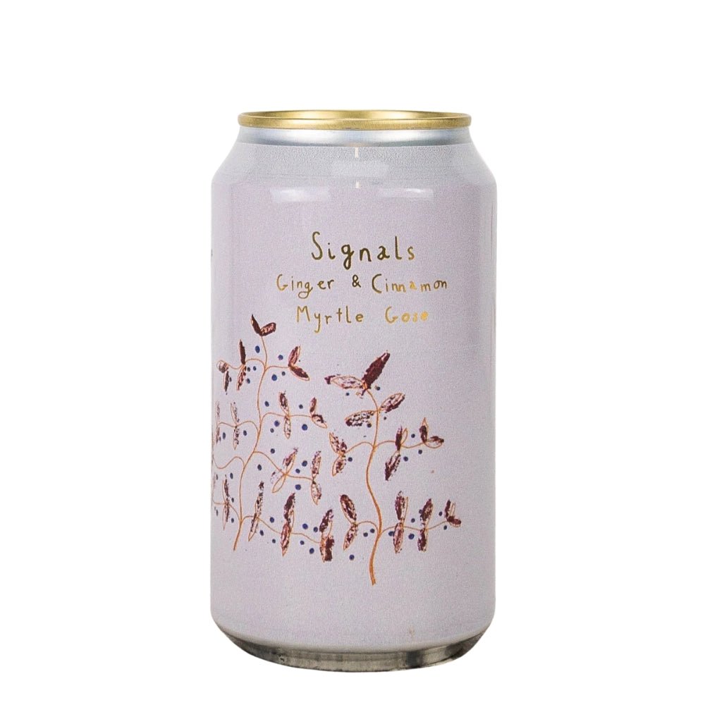 Sailors Grace SIGNALS Ginger & Cinnamon Myrtle Gose 355ml - Harold's Food and Liquor