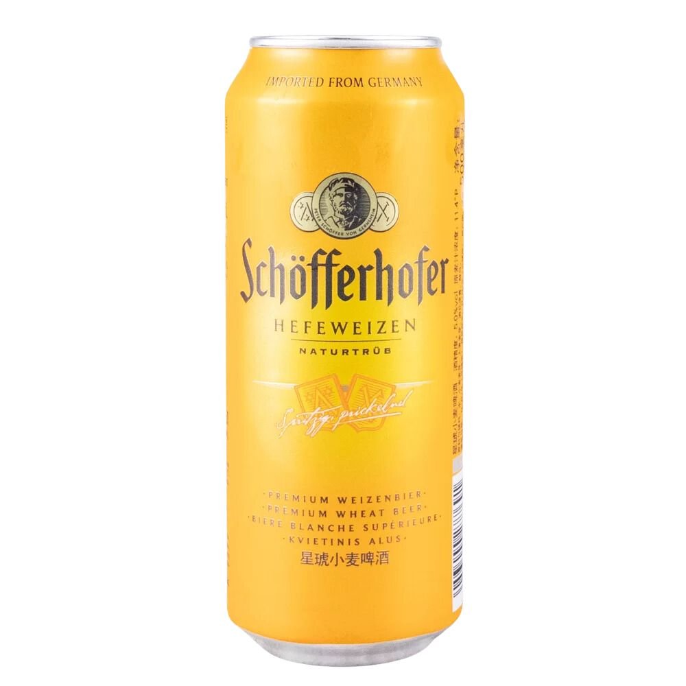 Schofferhofer Hefeweizen Premium Wheat Beer 500ml - Harold's Food and Liquor