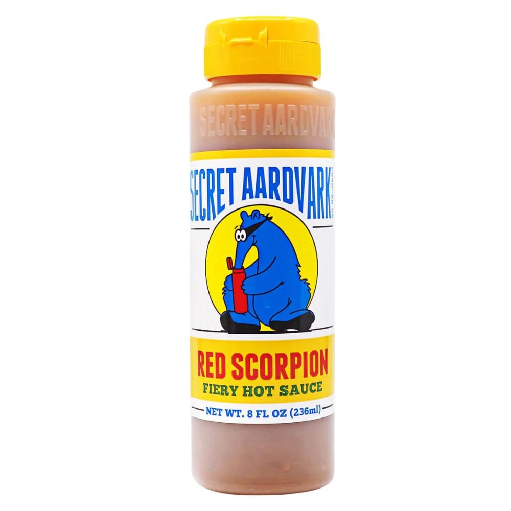 Secret Aardvark Red Scorpion Fiery Hot Sauce 236ml - Harold's Food and Liquor