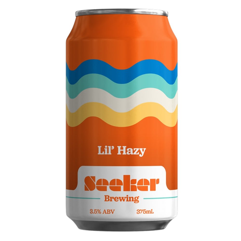 Seeker Brewing Lil' Hazy Mid Strength Hazy Pale 375ml - Harold's Food and Liquor