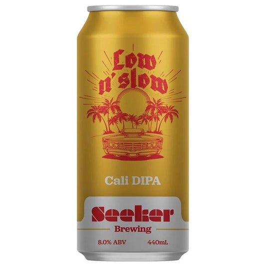 Seeker Brewing Low N' Slow Cali DIPA 440ml - Harold's Food and Liquor