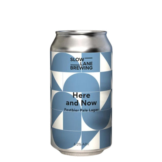 Slow Lane Brewing Here and Now Festbier Pale Lager 375ml - Harold's Food and Liquor