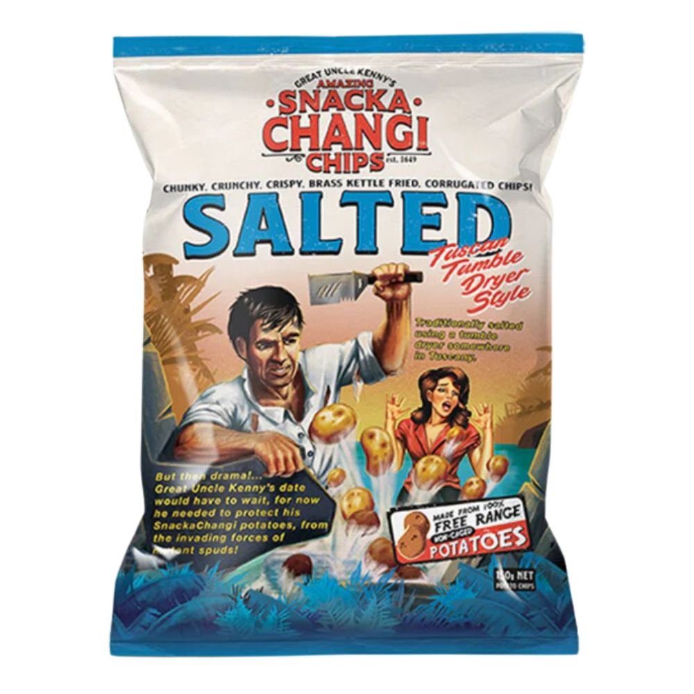 Snacka Changi Salted Chips 150g - Harold's Food and Liquor