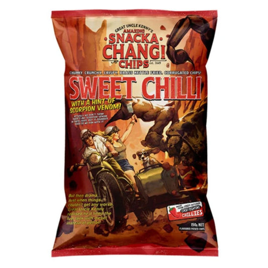 Snacka Changi Sweet Chilli Chips 150g - Harold's Food and Liquor