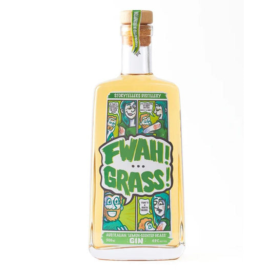 Storytellers Distillery Fwah Grass Australian Lemon Scented Grass Gin 500ml - Harold's Food and Liquor