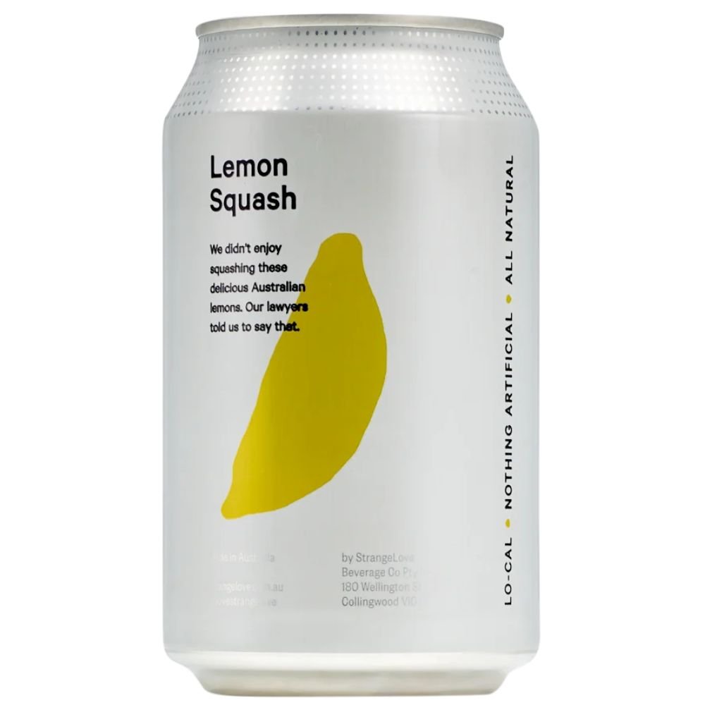 Strange Love Lo Cal Lemon Squash Soda - Harold's Food and Liquor