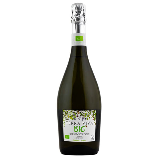 Terra Viva Bio Extra Dry Prosecco NV 750ml - Harold's Food and Liquor