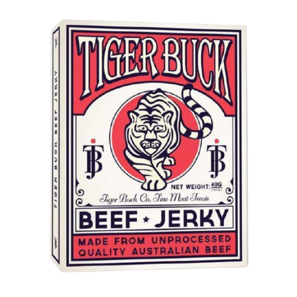 Tiger Buck Beef Jerky 40g - Harold's Food and Liquor