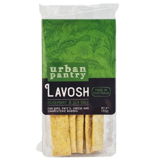 Urban Pantry Lavosh Rosemary & Sea Salt 160G - Harold's Food and Liquor